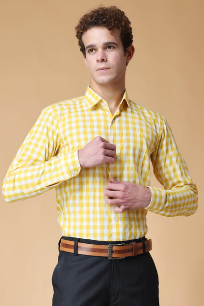 Yellow Long Shirts For Men