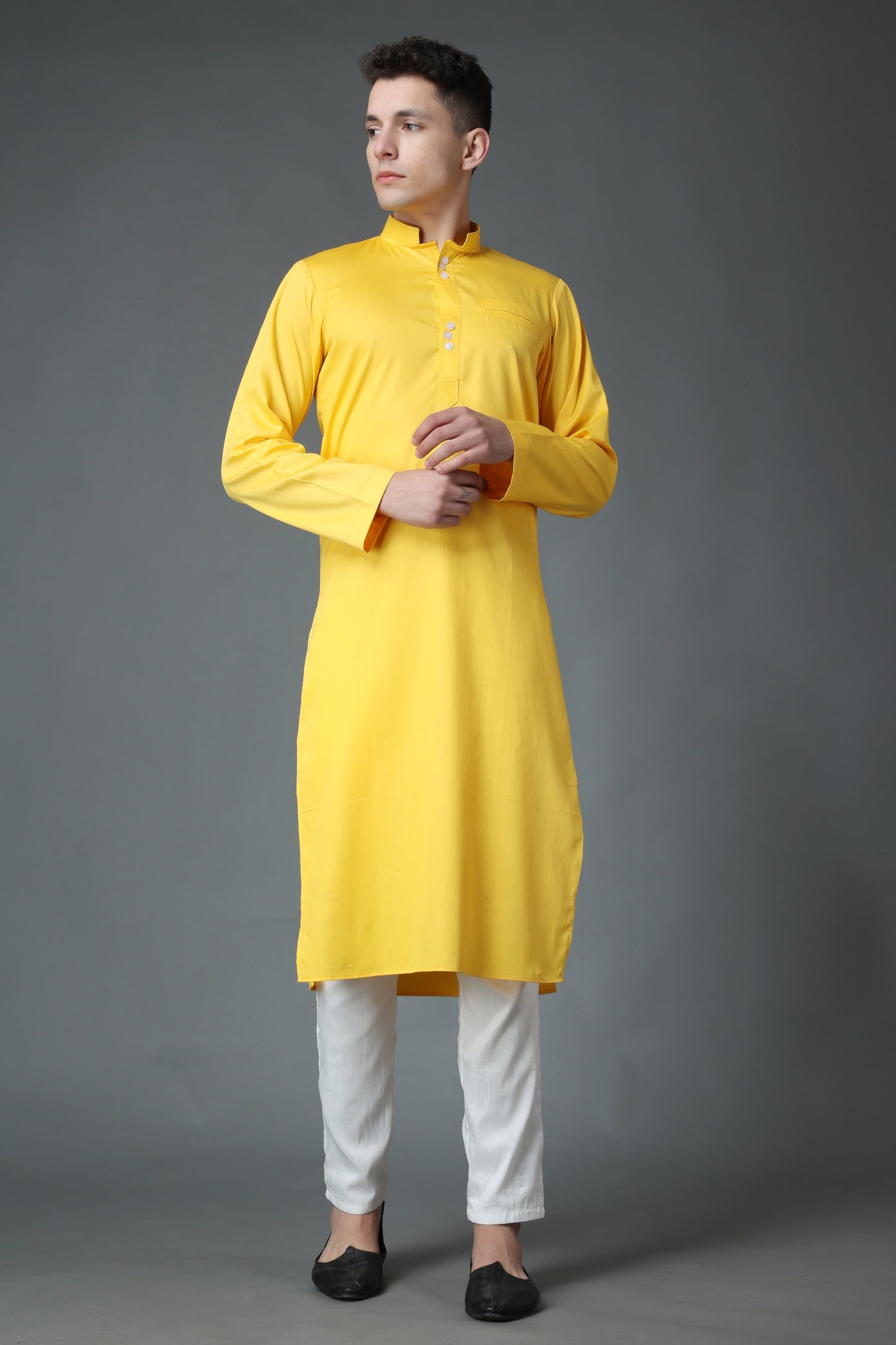  Yellow Wedding Kurta Pajama For Men