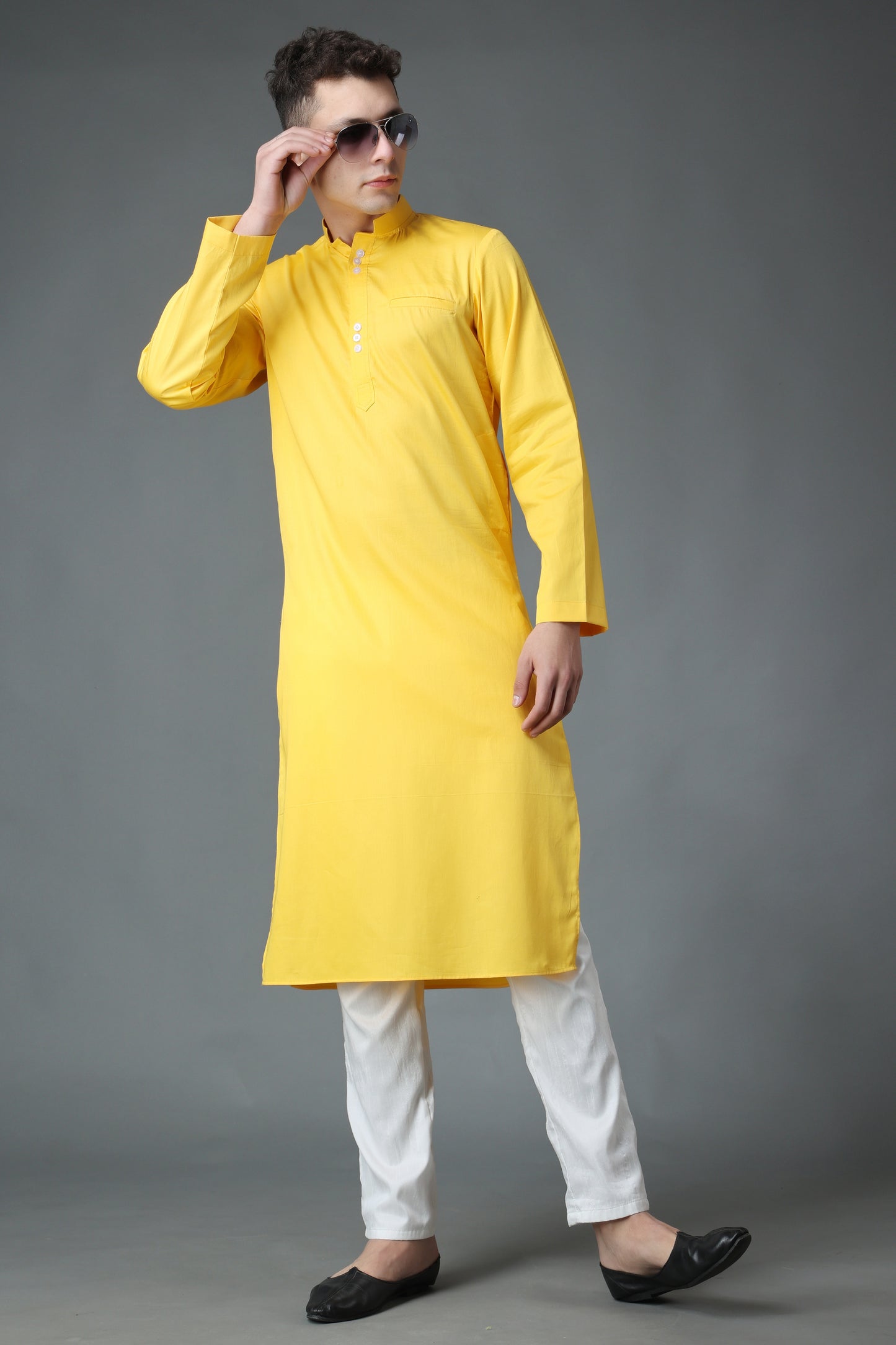  Yellow Wedding Kurta Pajama For Men