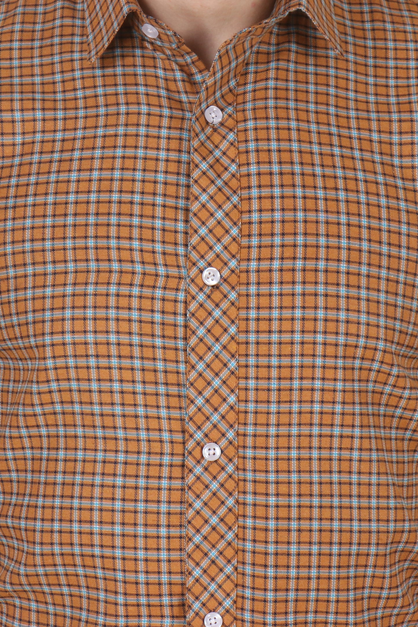 All Size, Brown, Brown Checked Shirt, Brown Checked Woollen Shirt, Brown Cotton Shirt, Brown Poly Checked Shirt, Checked Shirt, Collar Neckline, Cotton Checked Shirt, Cotton Shirt, Cotton Twi