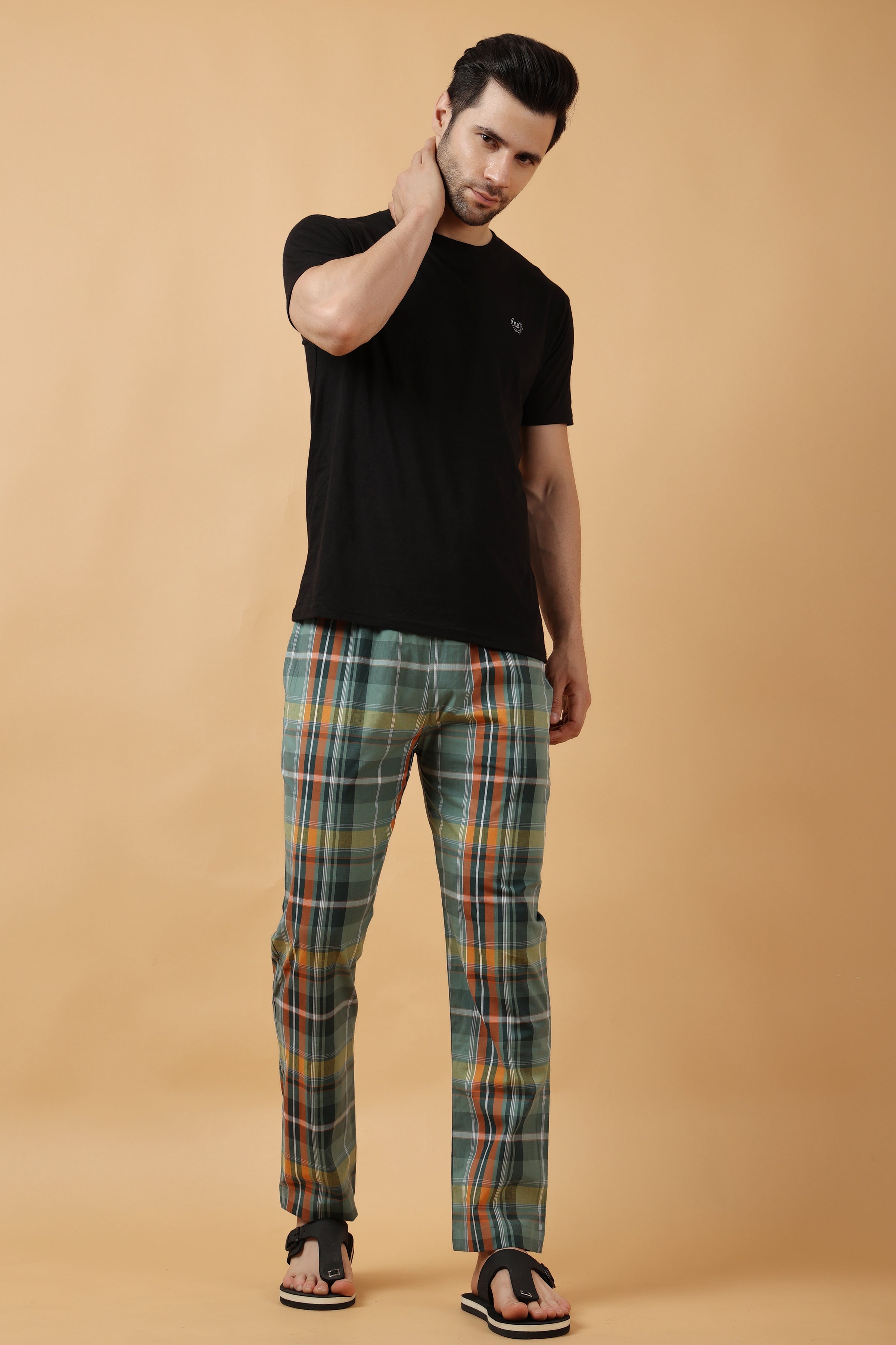 Buy Plus Size Checked Pyjama Pants  Cotton Mens Pajamas  Apella