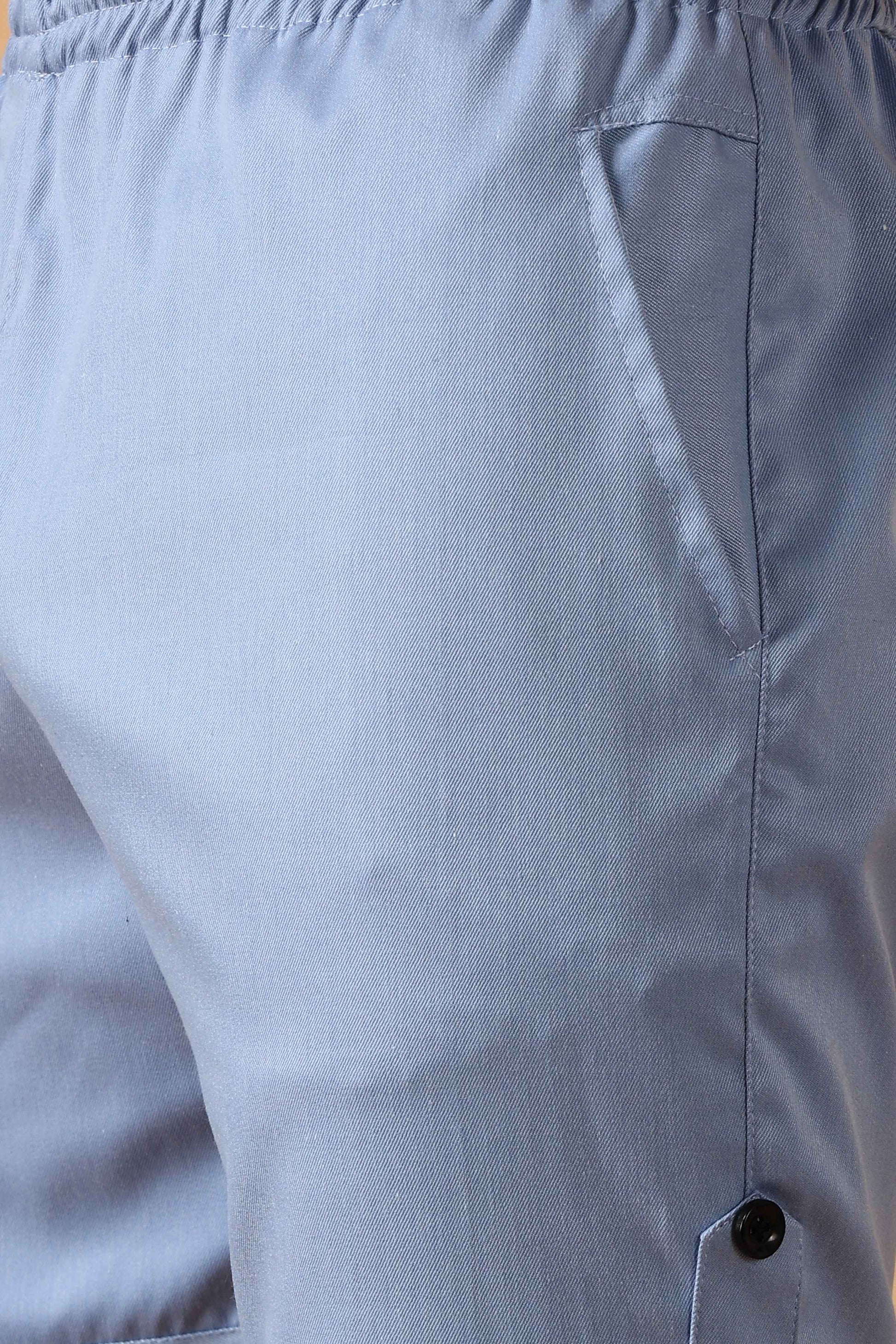 Buy Plus Size ​Sky Blue Cotton Lycra Shorts At Apella | Sizes XS to 10 XL | India | Free Delivery | Customized