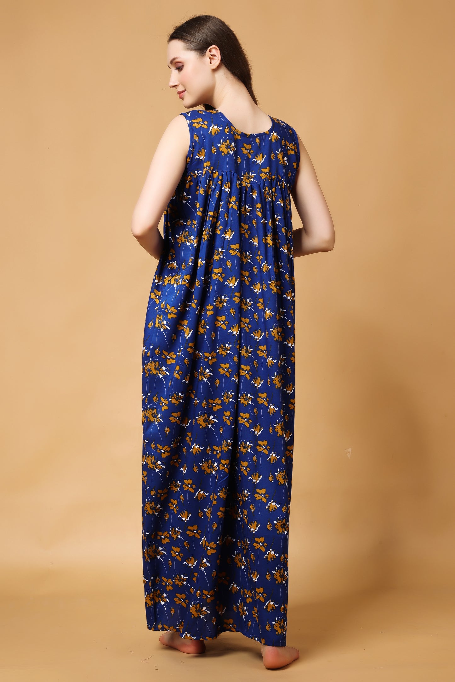 Floral Oasis Cotton Night Gown