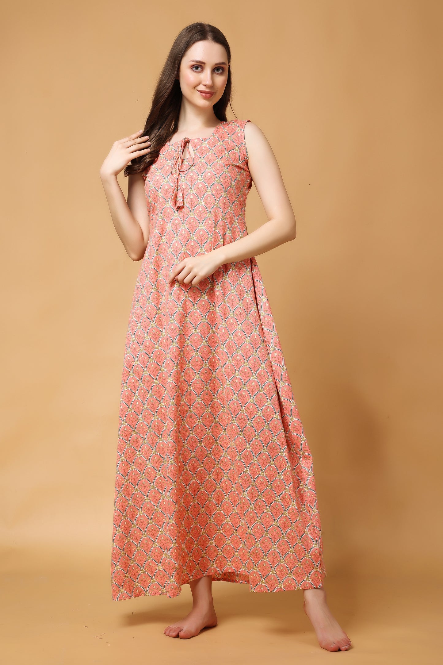 Almond Blossom Cotton Night Gown