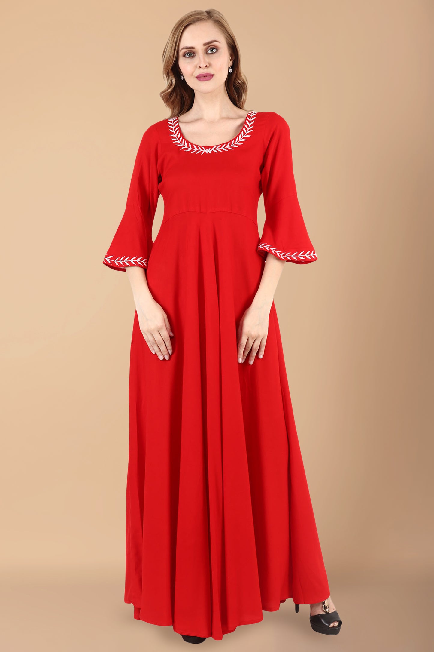 Women Plus Size  Red Maternity Gowns | Apella	