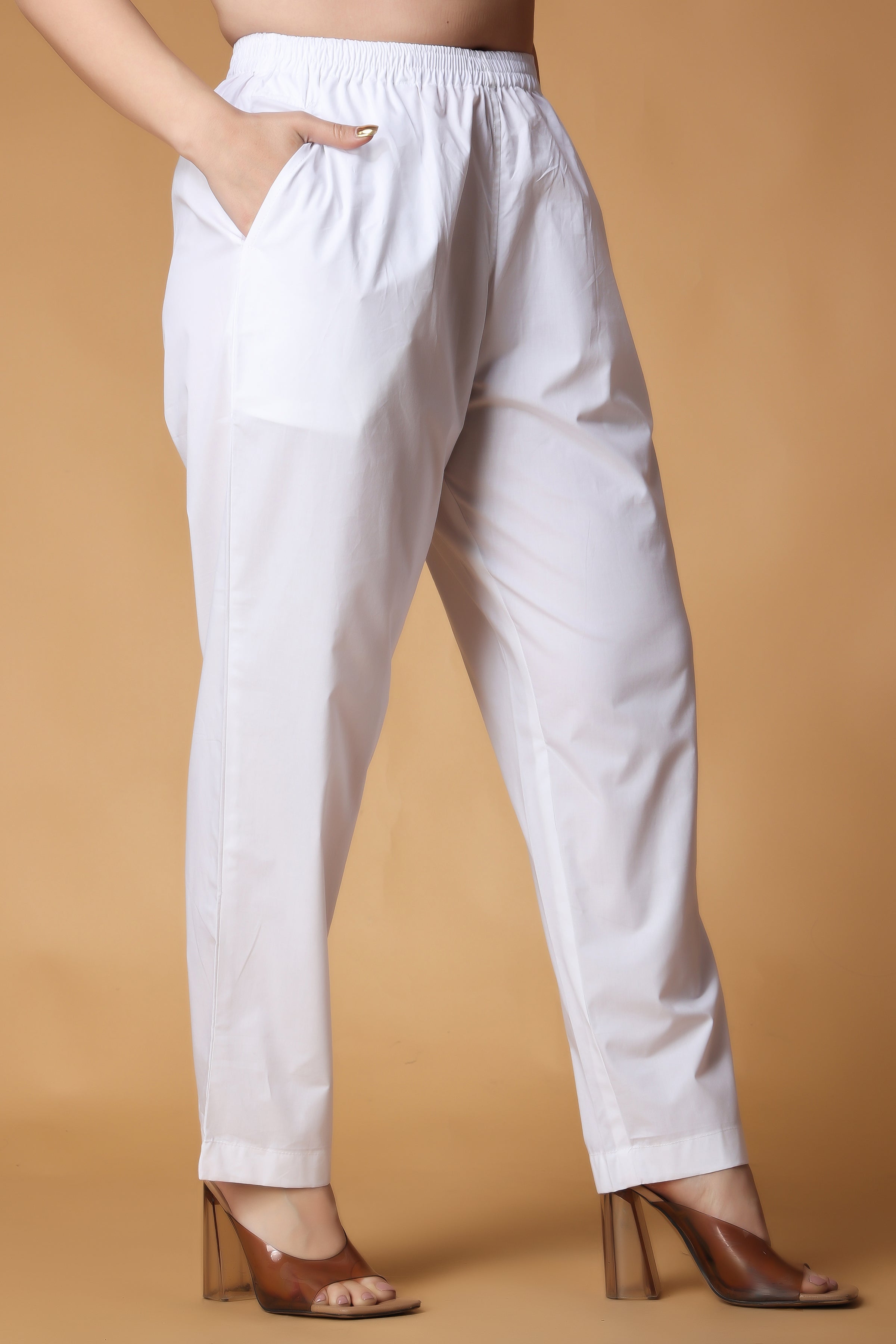 Madame Low rise Off-White Flared Trouser | Buy SIZE 28 Trouser Online for |  Glamly