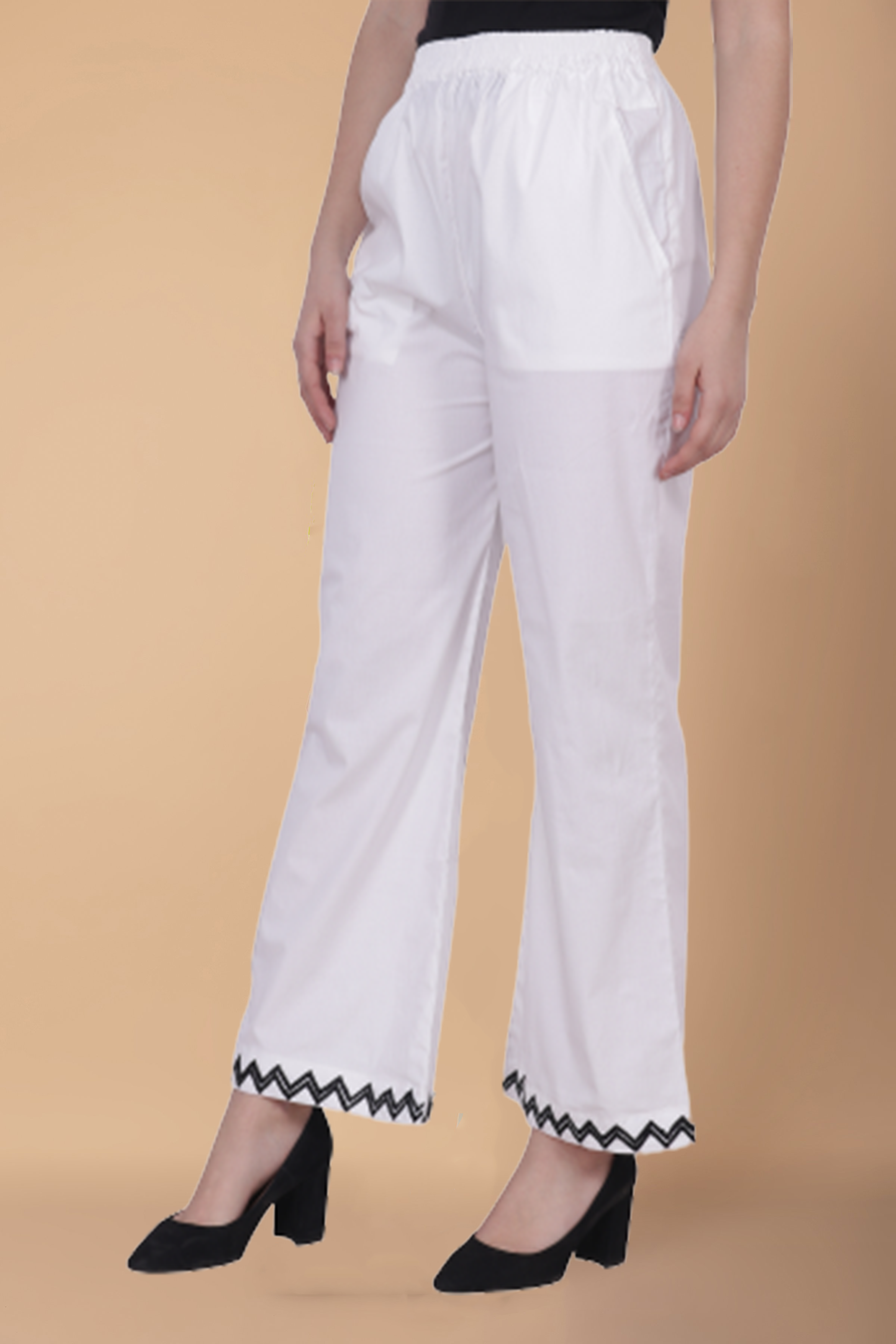 OUTFIT: white palazzo pants - Bikinis & Passports | White palazzo pants,  White lace top sleeveless, Summery outfits