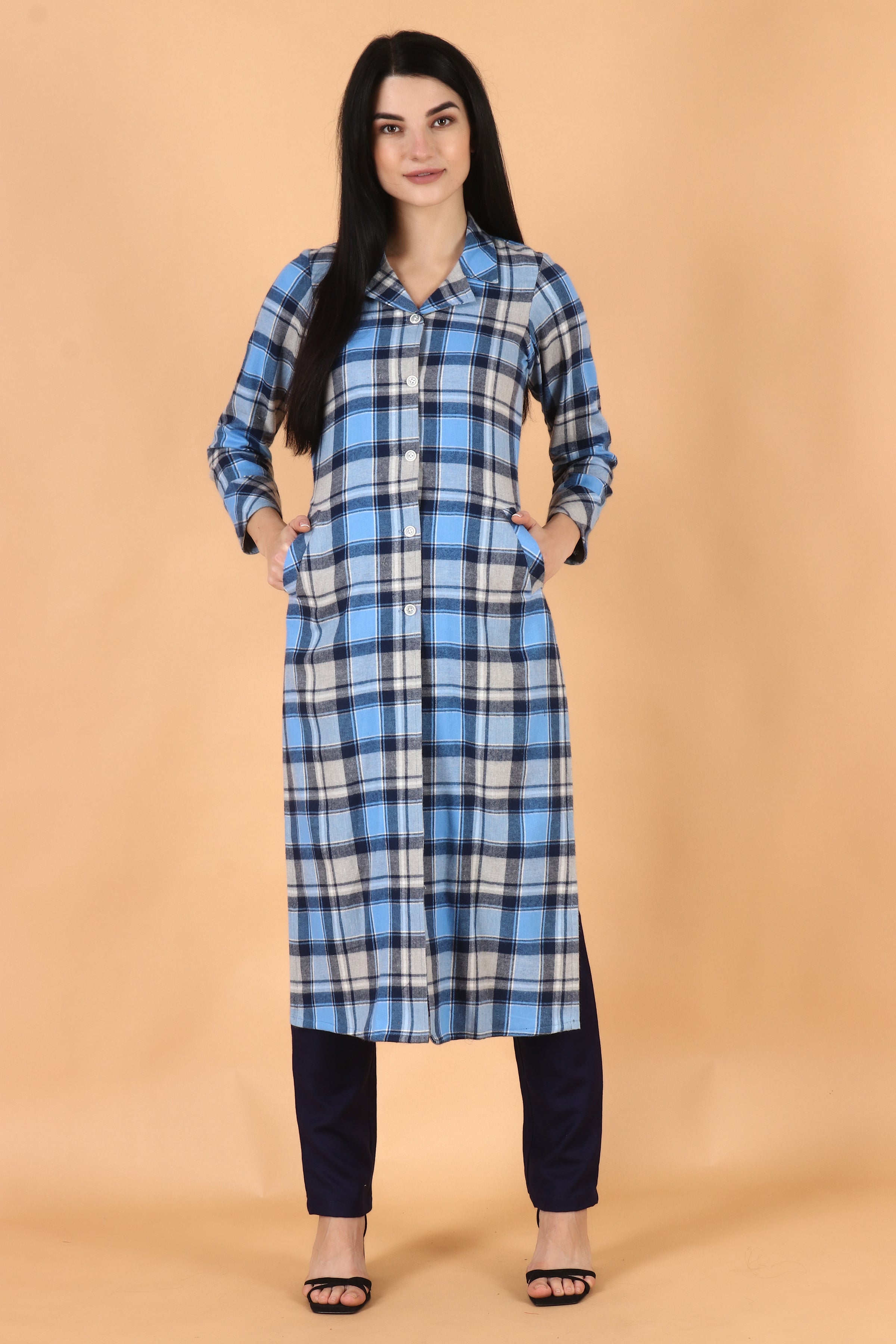 Woollen kurti Kaya 1677 Super soft woolen kurti /tunic with zigzag designs  style it up with matching le… | Designs for dresses, Kurti designs latest, Kurti  designs