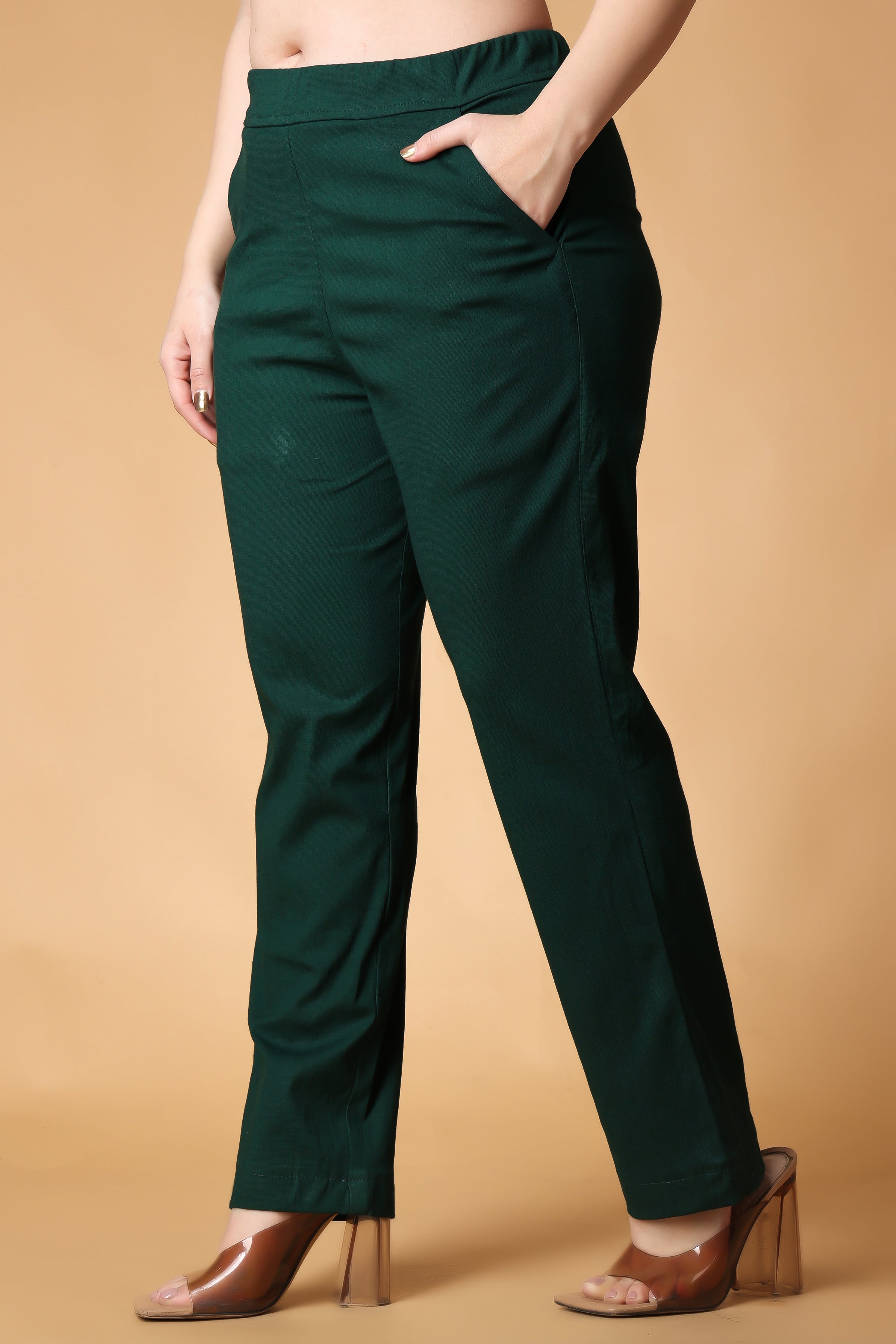 Buy Dark Green Mid Rise Cargo Pants For Women Online in India  VeroModa