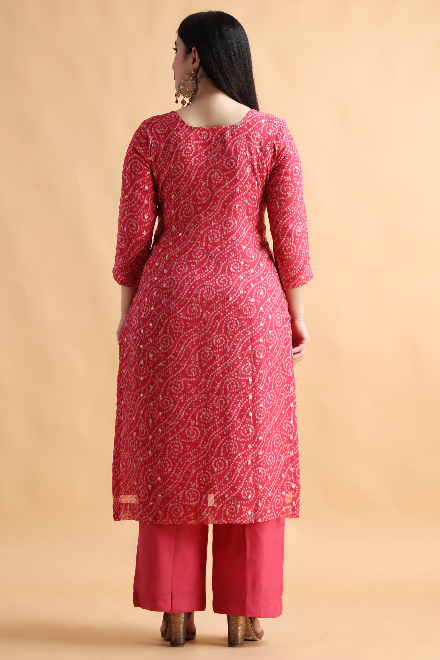 Women Plus Size Pink party wear designer suit | Apella