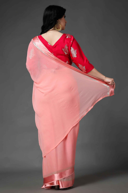 Buy Plus Size ​Modish Magenta Silk Blouse At Apella | Sizes XS to 10 XL | India | Free Delivery | Customized