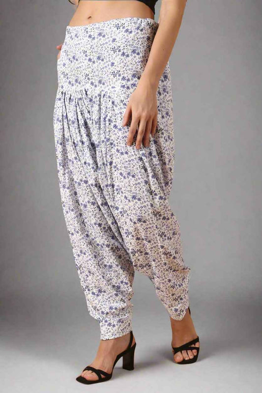 Buy Plus Size ​Forget-Me-Not Salwar At Apella | Sizes XS to 10 XL | India | Free Delivery | Customized