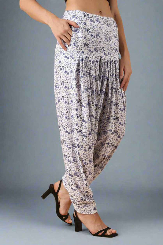 Buy Plus Size ​Forget-Me-Not Salwar At Apella | Sizes XS to 10 XL | India | Free Delivery | Customized