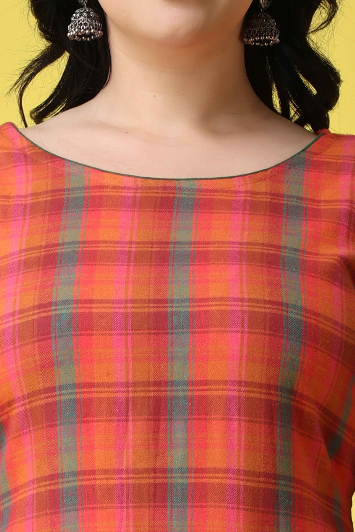 Buy Plus Size ​Sunset Time Woollen Kurta At Apella | Sizes XS to 10 XL | India | Free Delivery | Customized