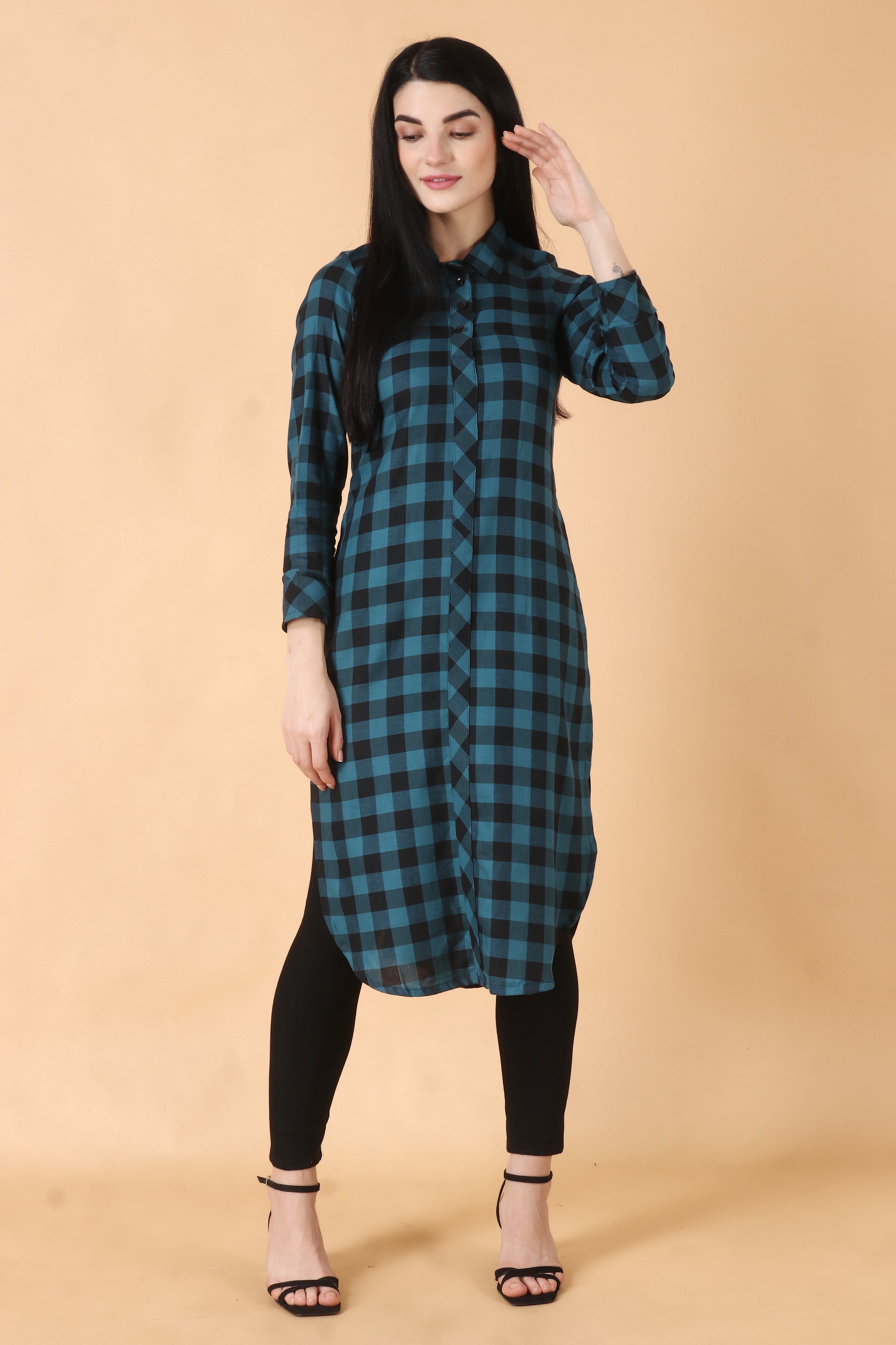 Casual Wear Full Sleeve 5014 Designer Woolen Kurtis at best price in  Ludhiana