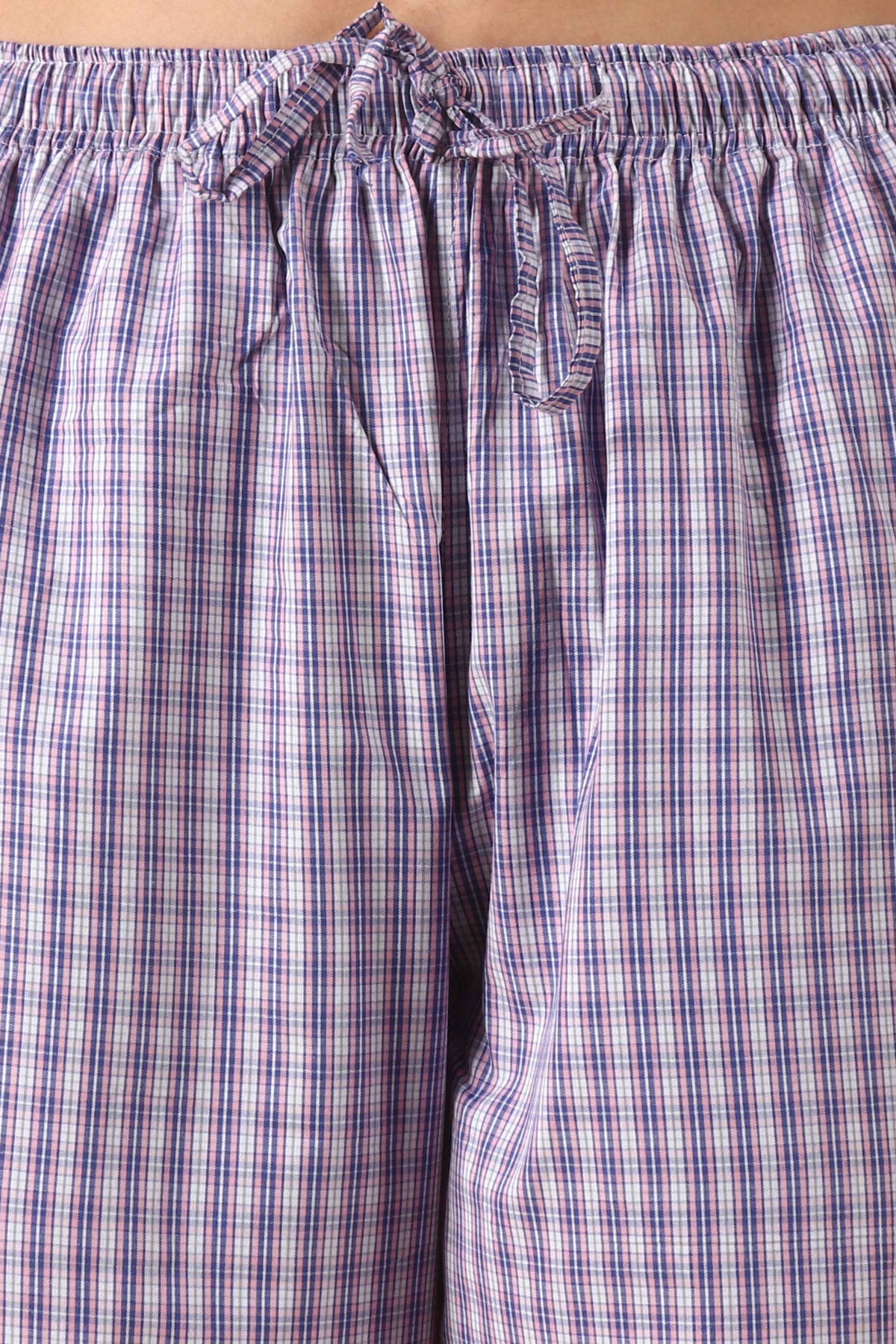 Buy Plus Size ​Purple Poly Pajama At Apella | Sizes XS to 10 XL | India | Free Delivery | Customized