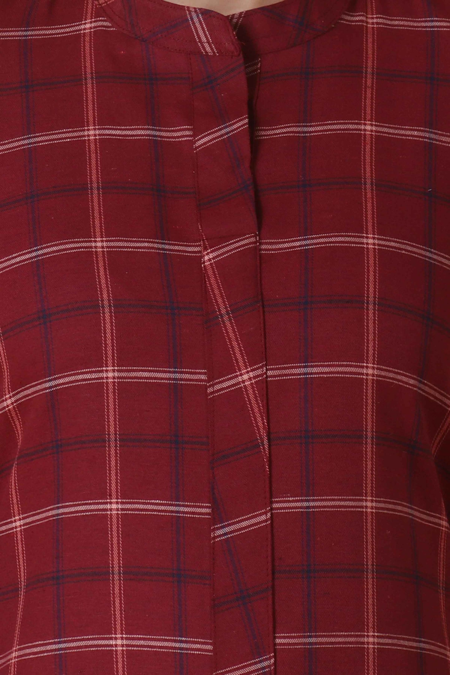 Buy Plus Size ​Snow Berry Woollen Kurta At Apella | Sizes XS to 10 XL | India | Free Delivery | Customized