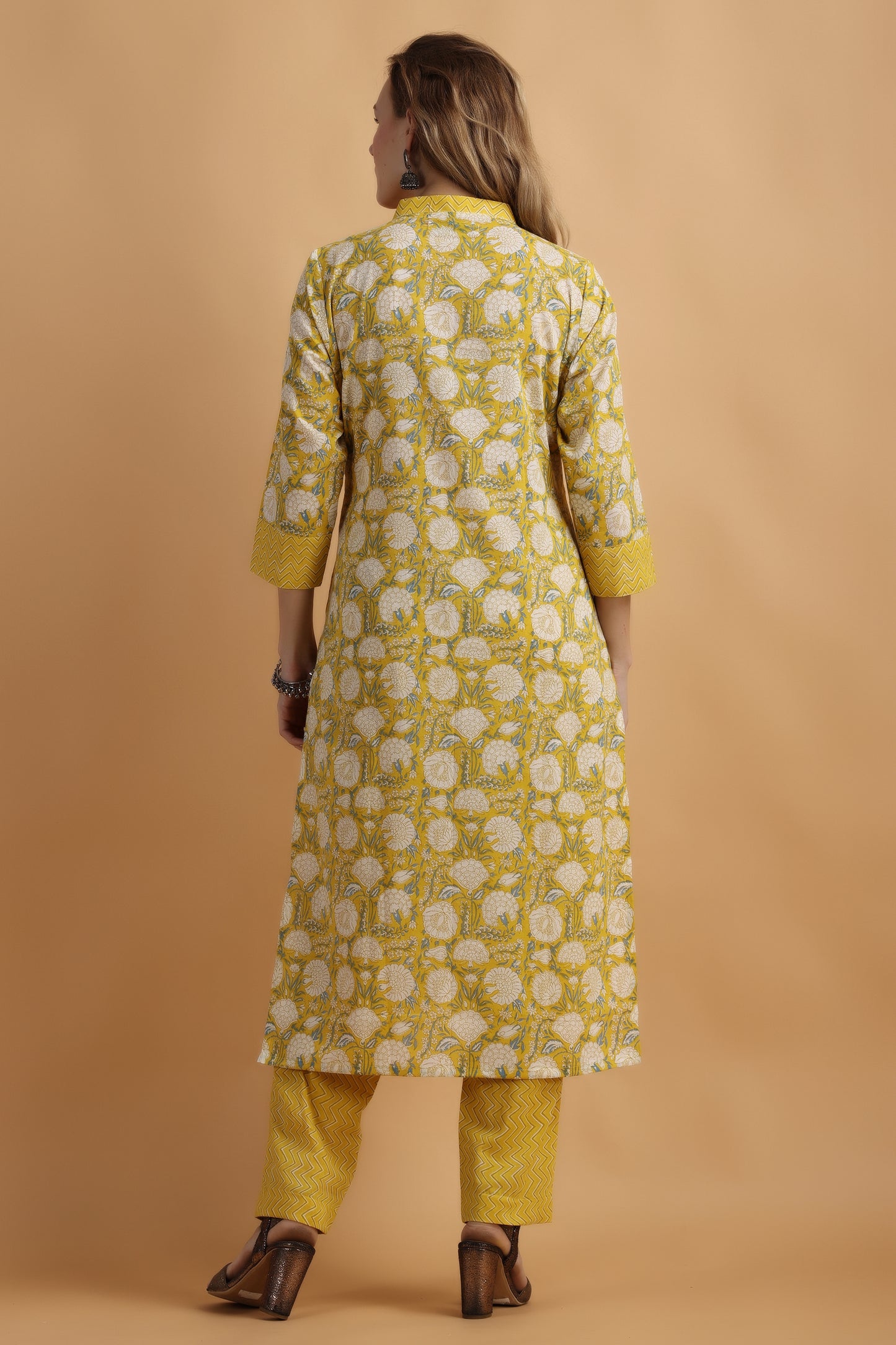 Women Plus Size Yellow Salwar Suit | Apella