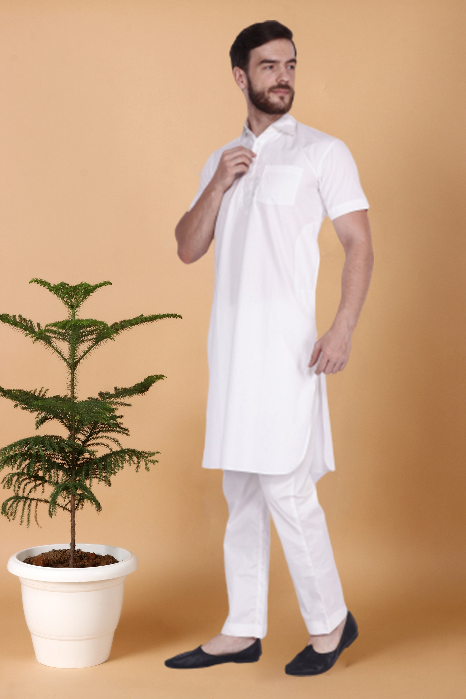 White kurta 2025 shop near me